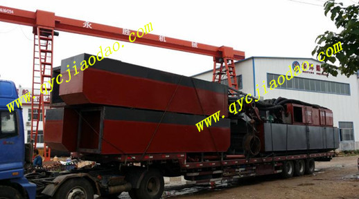 绞吸式挖泥船运输